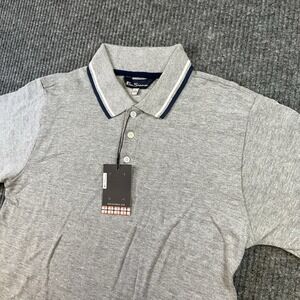Ben Sherman Youth L (14-16) Gray Short Sleeve Polo Shirt NWT